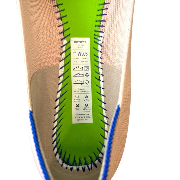 Rothy’s Women’s The Ballet Flat Bow‎ Pastel Pink Ballerina Slip On Size 9.5 NEW - Picture 6 of 6